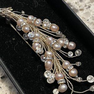 Vintage Swarovski by Tacori 925 Bridal Collection Hairpins and Brooch